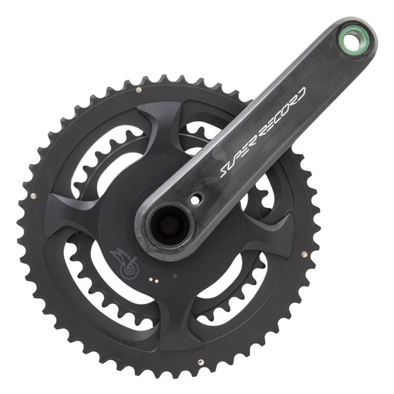 Cranksets and Arms Campagnolo Campagnolo Super Record ProT with Power Meter 172.5x50/34 UT crankset carbon Dark Slate Gray
