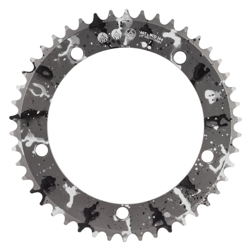 Chainrings Origin8 Origin8 Splat Track Chainring 46T Dim Gray
