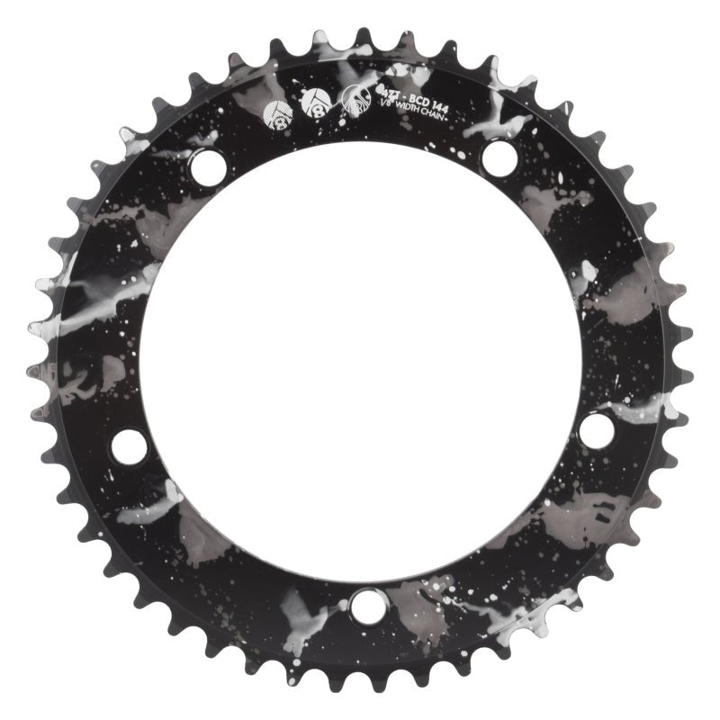 Chainrings Origin8 Origin8 Splat Track Chainring 47T Dark Slate Gray