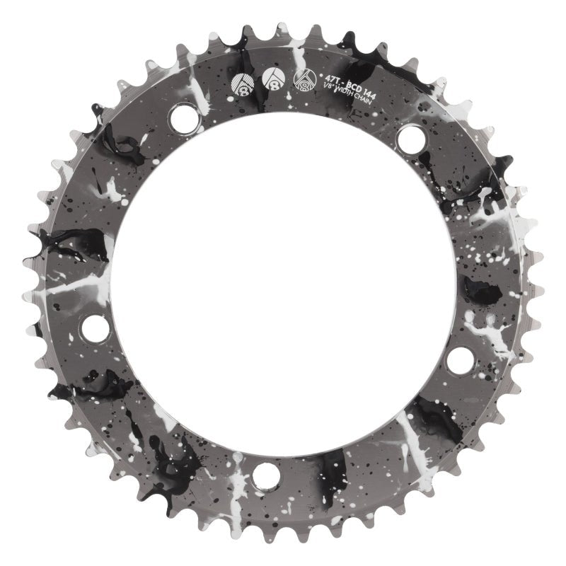 Chainrings Origin8 Origin8 Splat Track Chainring 47T Dim Gray