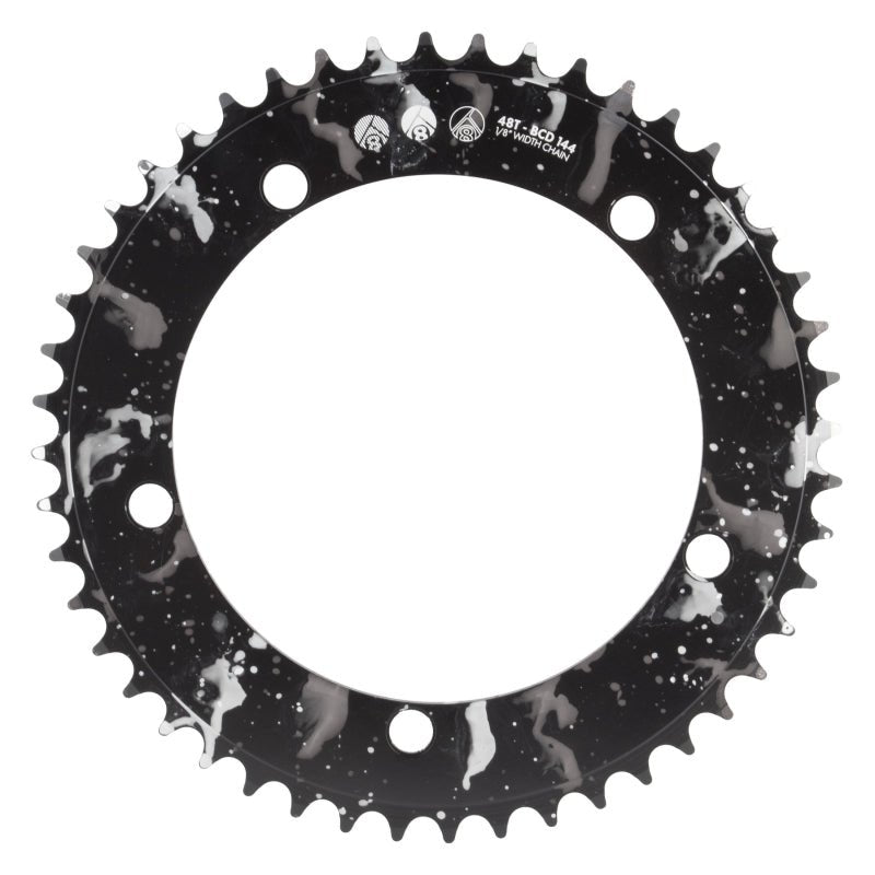 Chainrings Origin8 Origin8 Splat Track Chainring 48T Dark Slate Gray
