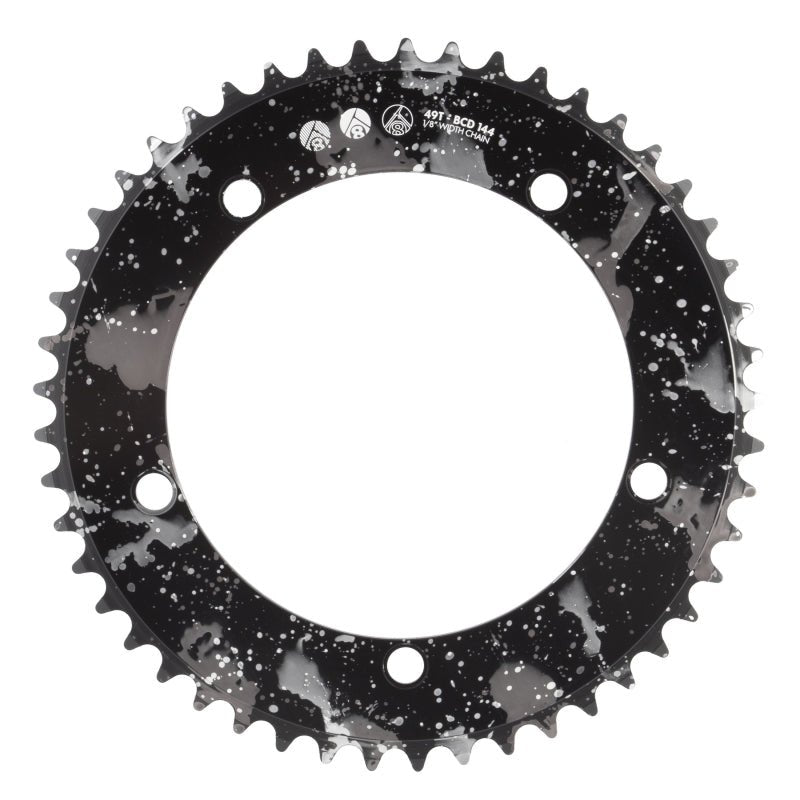 Chainrings Origin8 Origin8 Splat Track Chainring 49T Dark Slate Gray