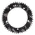Chainrings Origin8 Origin8 Splat Track Chainring 49T Dark Slate Gray