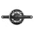 Cranksets and Arms SRAM SRAM RED Crankset - 175mm 2x 12-Speed 48/35t 8-Bolt Direct Mount DUB Spindle Interface Natural Carbon E1 Dark Slate Gray