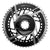 Chainrings SRAM SRAM RED 2x Chainring Kit - 48/35t 2x12-Speed 8-Bolt Direct Mount BLK/Silver E1 Dark Slate Gray