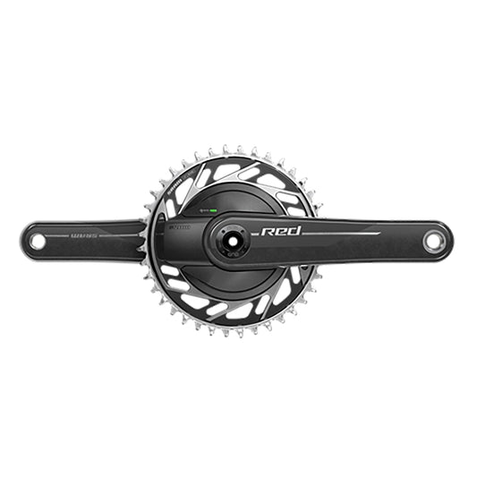 Cranksets and Arms SRAM SRAM Red AXS 1x XPLR Power Meter E1 Power Meter Crankset Speed: 12/13 Spindle: 28.99mm BCD: Thread Mount 42 DUB 160mm Black Road Disc Dark Slate Gray