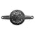 Cranksets and Arms SRAM SRAM Force AXS Power Meter Crankset - 172.5mm 12-Speed 48/35t Thread Mount 8-Bolt PM Spider DUB Spindle Carbon E1 Dark Slate Gray