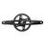 Cranksets and Arms SRAM SRAM Rival 1x XPLR Wide Crankset - 160mm 12/13-Speed 42t 8-Bolt Direct Mount DUB Spindle BLK E1 Dark Slate Gray