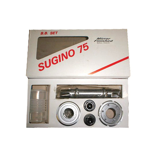 Bottom Brackets Sugino Sugino Sugino 75 ENG Bottom Bracket 68mm SQR ISO CMPY Light Gray