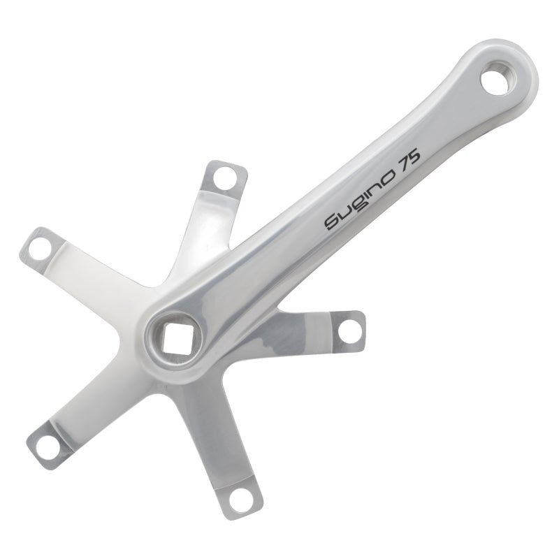 Cranksets and Arms Sugino Sugino SG75 170mm SG75 Taper crankset silver Gray