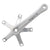 Cranksets and Arms Sugino Sugino SG75 170mm SG75 Taper crankset silver Gray