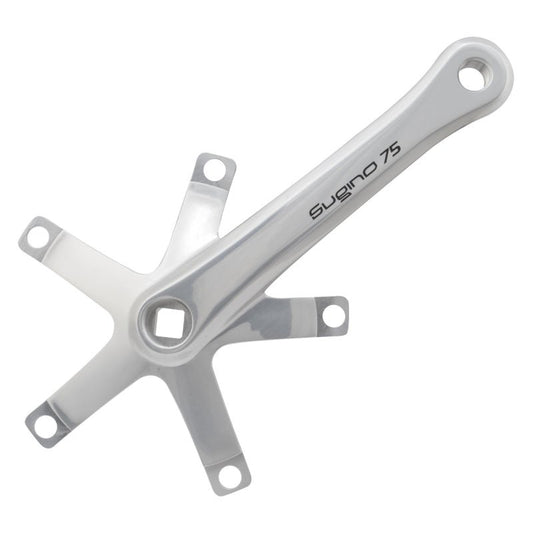 Cranksets and Arms Sugino Sugino SG75 170mm SG75 Taper crankset silver Gray