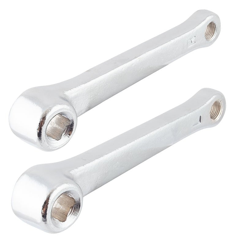 Cranksets and Arms Sunlite Sunlite Steel L&R Cotterless Arms 6` SQR JIS crankset silver Light Gray