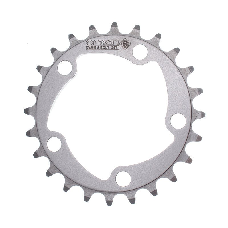 Chainrings Origin8 Origin8 Alloy Blade Chainring 24T Gray