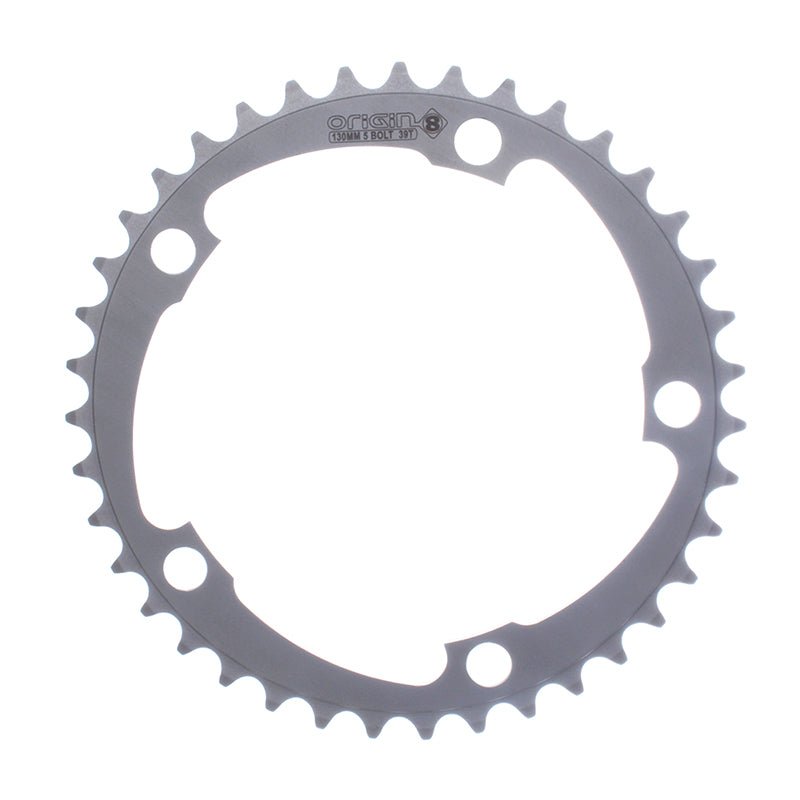 Chainrings Origin8 Origin8 Alloy Blade Chainring 39T Light Slate Gray
