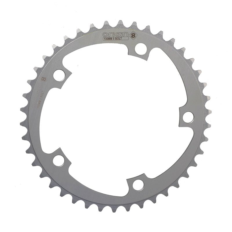 Chainrings Origin8 Origin8 Alloy Blade Chainring 42T Light Slate Gray