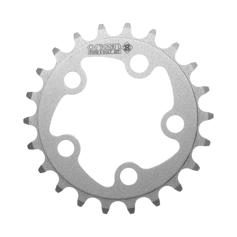 Chainrings Origin8 Origin8 Alloy Blade Chainring 22T Dark Gray