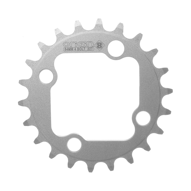 Chainrings Origin8 Origin8 Alloy Blade Chainring 22T Dark Gray