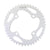 Chainrings Origin8 Origin8 Alloy Blade Chainring 44T Light Gray