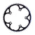 Chainrings Origin8 Origin8 Alloy Chainring 54T Light Gray