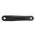 Cranksets and Arms Sunlite Sunlite Alloy Low Profile Left Arm 175mm SQR JIS crankset black Dark Slate Gray
