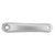 Cranksets and Arms Sunlite Sunlite Alloy Low Profile Left Arm Horiz Square 170mm SQR JIS crankset silver Gray