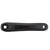 Cranksets and Arms Sunlite Sunlite Alloy Low Profile Left Arm Horiz Square 175mm SQR JIS crankset black Dark Slate Gray