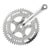 Cranksets and Arms Sunlite Sunlite Alloy Double 170x52/42 122 SQR JIS crankset silver Gray