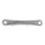 Cranksets and Arms Sunlite Sunlite Alloy Left Arm 175mm SQR JIS crankset silver Dark Gray