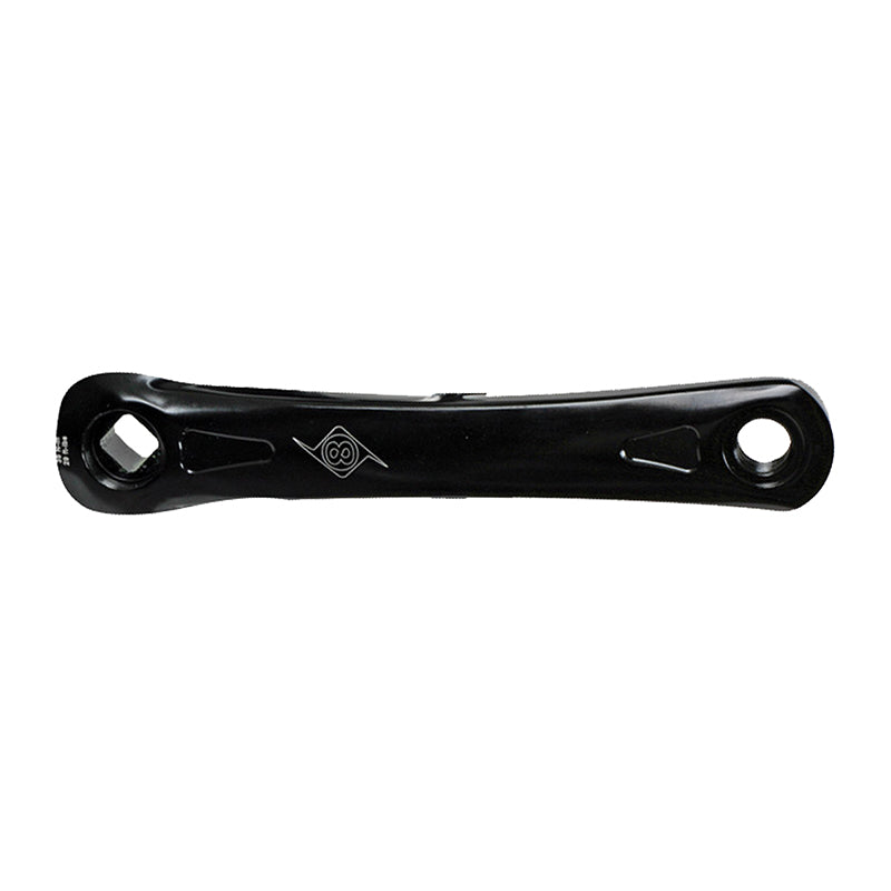 Origin8 Alloy Left Arm 175mm SQR JIS crankset black