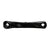 Cranksets and Arms Origin8 Origin8 Alloy Left Arm 175mm SQR JIS crankset black Black