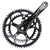 Cranksets and Arms Origin8 Origin8 Pro Pulsion Alloy Road 172.5x53/39 110.5 SQR JIS crankset black Dark Slate Gray