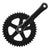 Cranksets and Arms Sunlite Sunlite Alloy Single Speed 170x44 (3/32) 113 SQR JIS crankset black Black