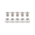 Chainrings Origin8 Origin8 Double Chainring Bolts Light Gray
