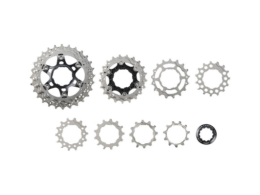 Cassettes and Cogs Shimano Shimano Ultegra CS-R8000 Cassette - 11 Speed 11-28t Silver Gray