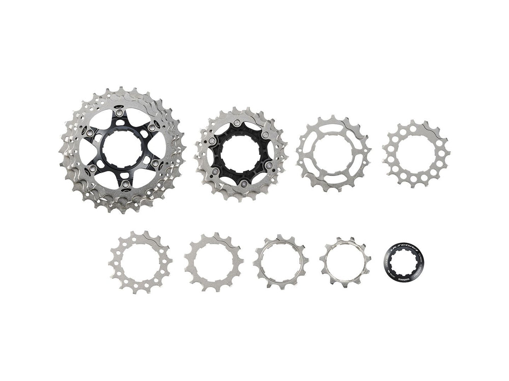 Cassettes and Cogs Shimano Shimano Ultegra CS-R8000 Cassette - 11 Speed 11-30t Silver Gray