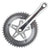 Cranksets and Arms Origin8 Origin8 Classic Sport 3/32 170x46 113 SQR JIS crankset silver Light Slate Gray