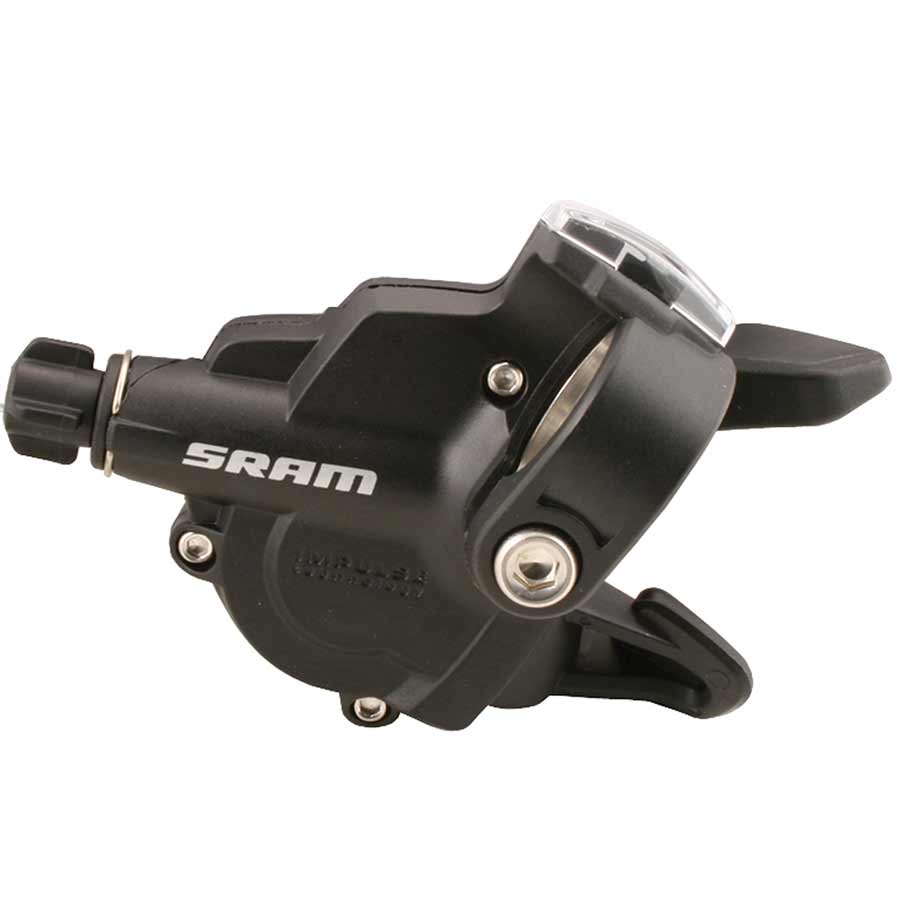 Shifters SRAM SRAM X4 Trigger Shifter - Rear Only 8-Speed Includes 2200mm Shift Cable BLK Dark Slate Gray
