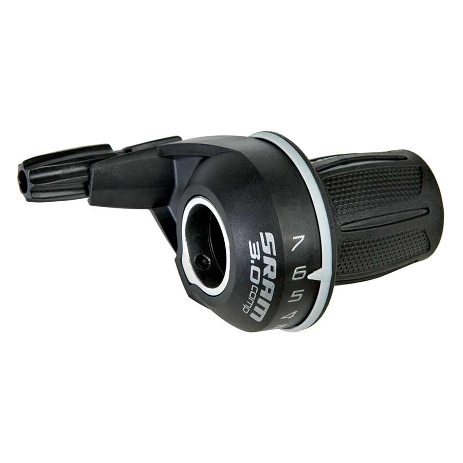 Shifters SRAM SRAM 3.0 Comp 7spd Rear Twist Shifter Dark Slate Gray