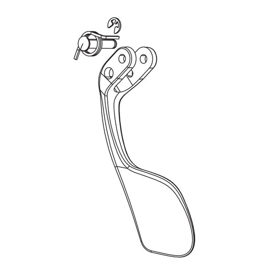 Road Shifter Part SRAM SRAM Red 2013 Red 22 Left Shift Assembly White Smoke