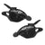 Shifters SRAM SRAM GX Trigger Shifter Set 2x11 Speed Black Dark Slate Gray