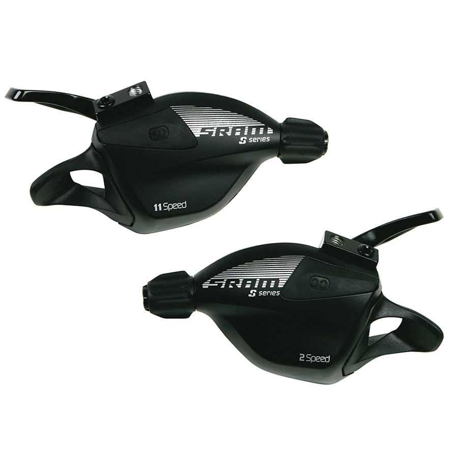 Shifters SRAM SRAM SL700 Flat Bar 2 x 11 Road Trigger Shifter Set Black