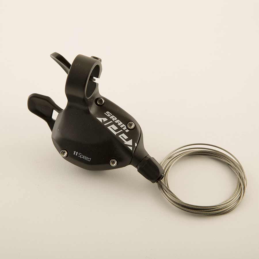 Shifters SRAM SRAM Apex 11 Speed Rear Trigger Shifter for Flat Bars Black Light Gray