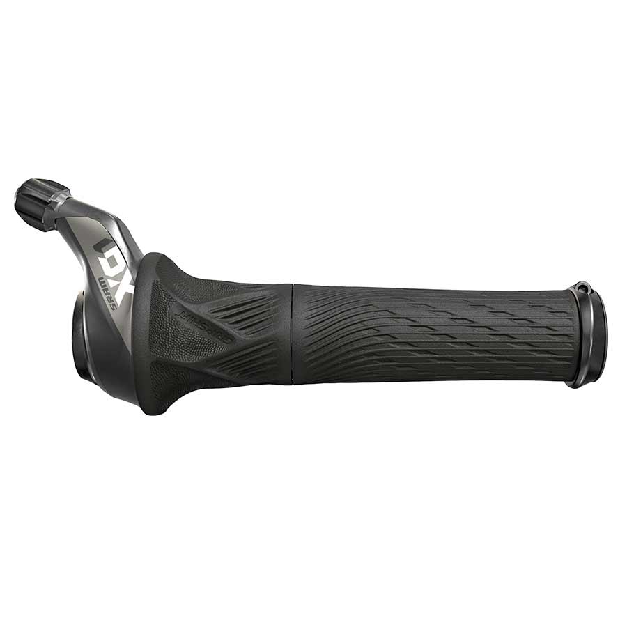 Shifters SRAM SRAM X01 Eagle 12-Speed GripShift Shifter with Discrete Clamp Black Dark Slate Gray