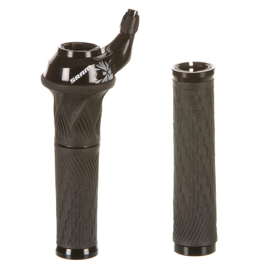 Shifters SRAM SRAM GX Eagle Grip Shift Shifter 12-Speed Rear BLK Left Right Grips Included Dark Slate Gray