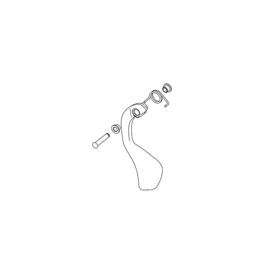 Road Shifter Part SRAM SRAM Rival Apex DoubleTap Left Shift Lever Assembly Dark Slate Gray