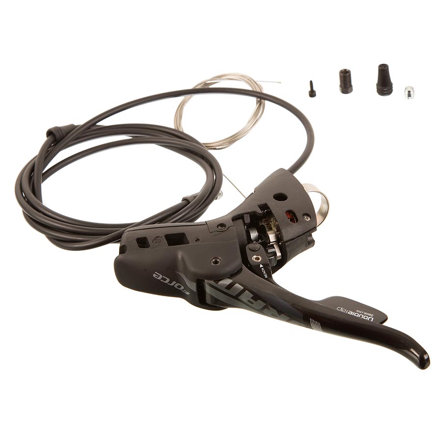 Brake/Shift Lever - Drop Bar SRAM SRAM Force 22 Hydraulic Road Rear DoubleTap Lever Complete 2000mm Hose Fittings Dark Slate Gray