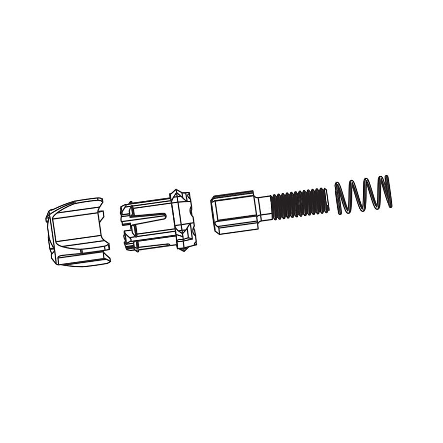 Mountain Shifter Part SRAM SRAM XX1 X01 Shifter Adjusting Barrel Assembly Silver Fits Eagle Earlier Versions Each Light Gray