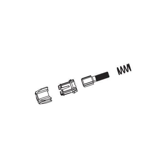 Mountain Shifter Part SRAM SRAM XX1 X01 Shifter Adjusting Barrel Assembly BLK Fits Eagle Earlier Versions Each Dark Slate Gray