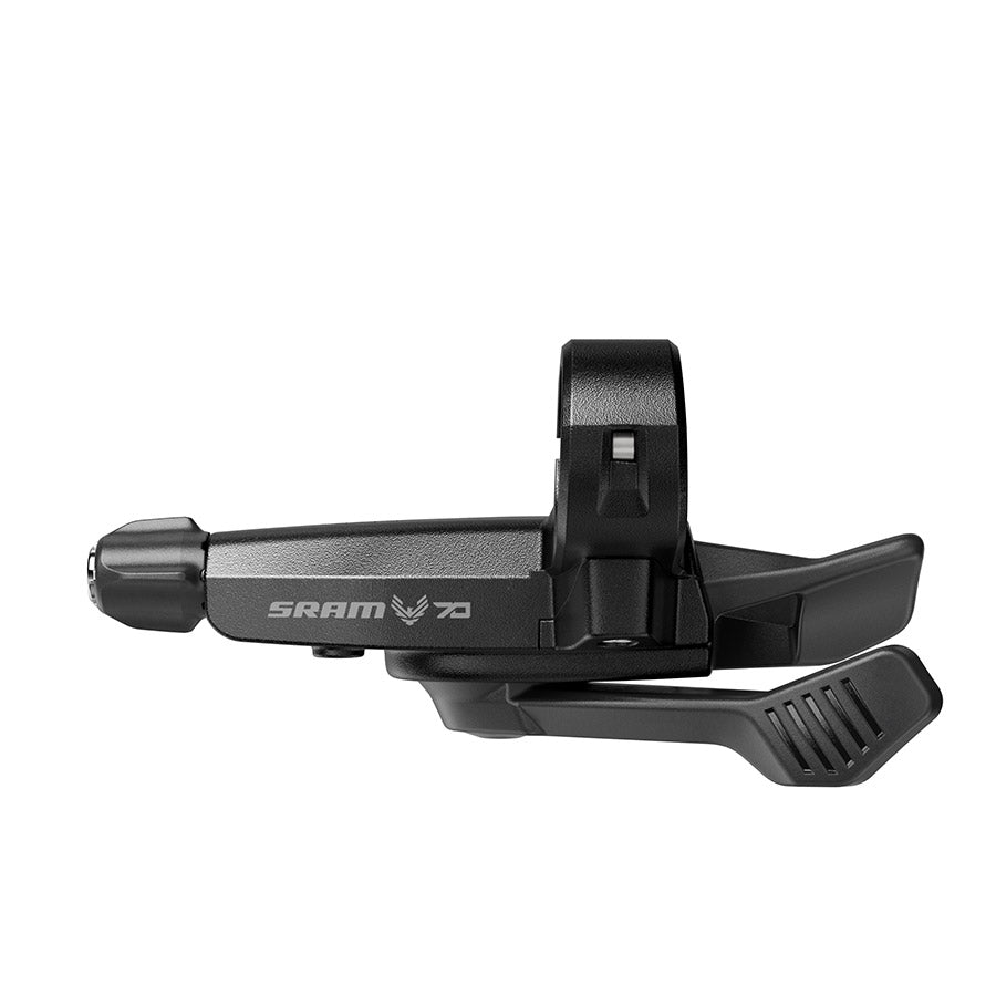 Shifters SRAM SRAM Eagle 70 T-Type Trigger Shifter - Rear 12-Speed Integrated Clamp Black Dark Slate Gray